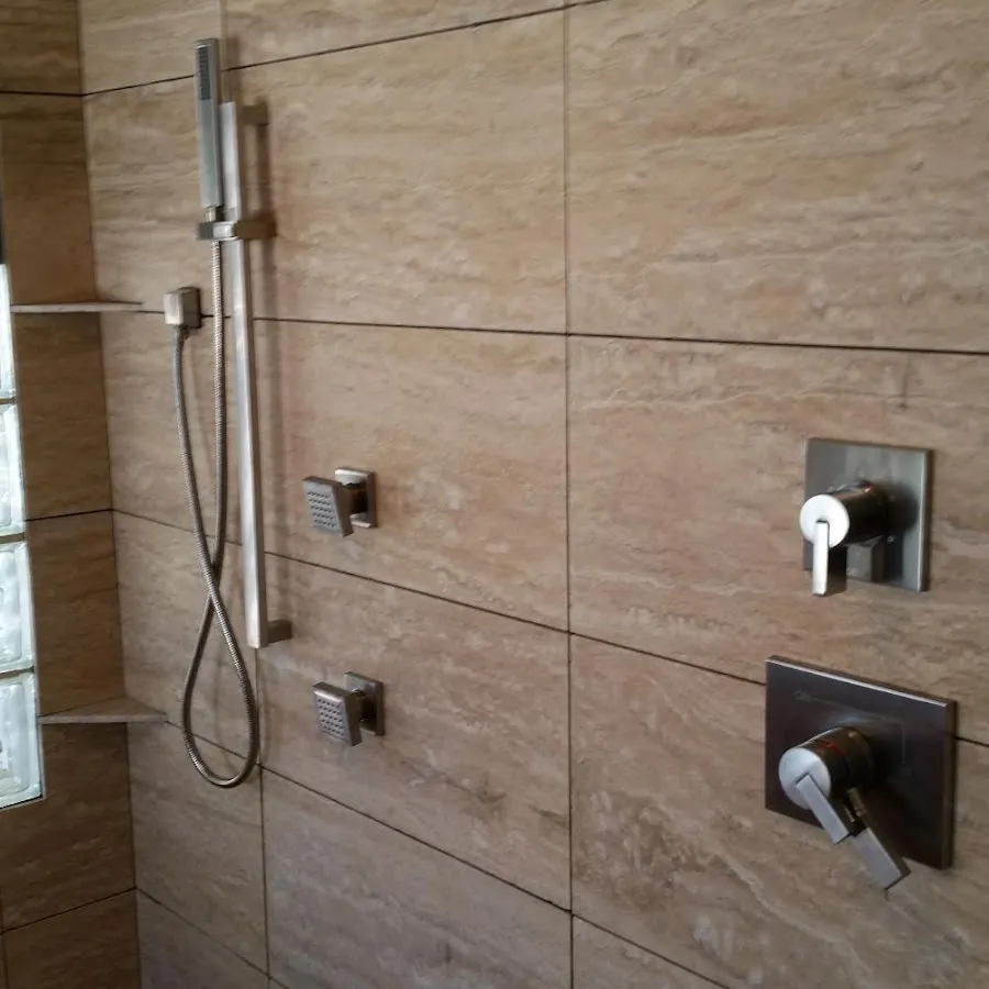 Shower fixture installation for Water Heater Replacement in River Grove